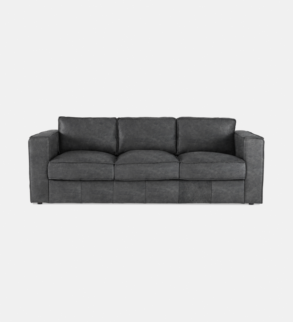 Rosco Leather 3 Seater (25064)