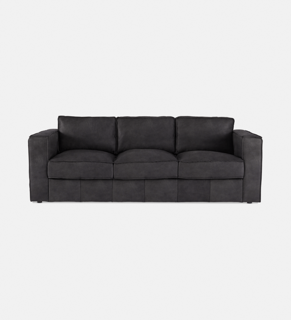 Rosco Leather 3 Seater (25080)