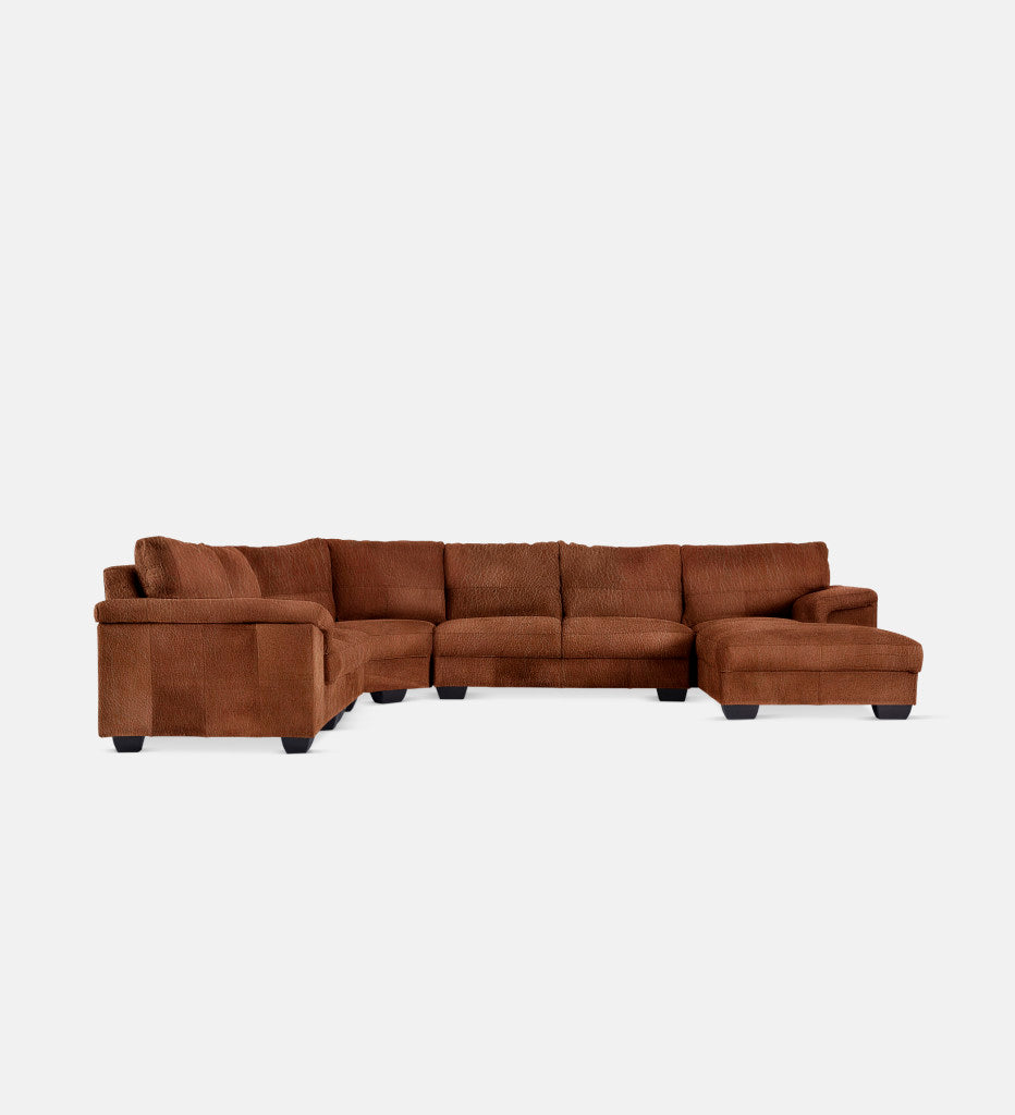 Breen Leather Slouch With Daybed Right (74190)