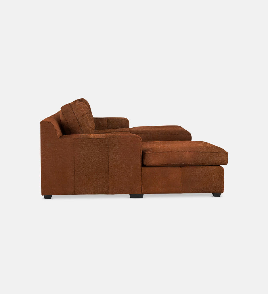 Lodge Leather Slouch With Daybed (74359)