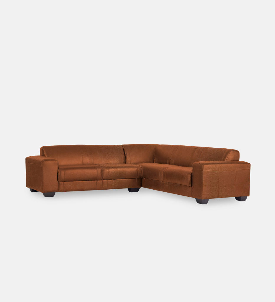 Terry Leather Corner Couch