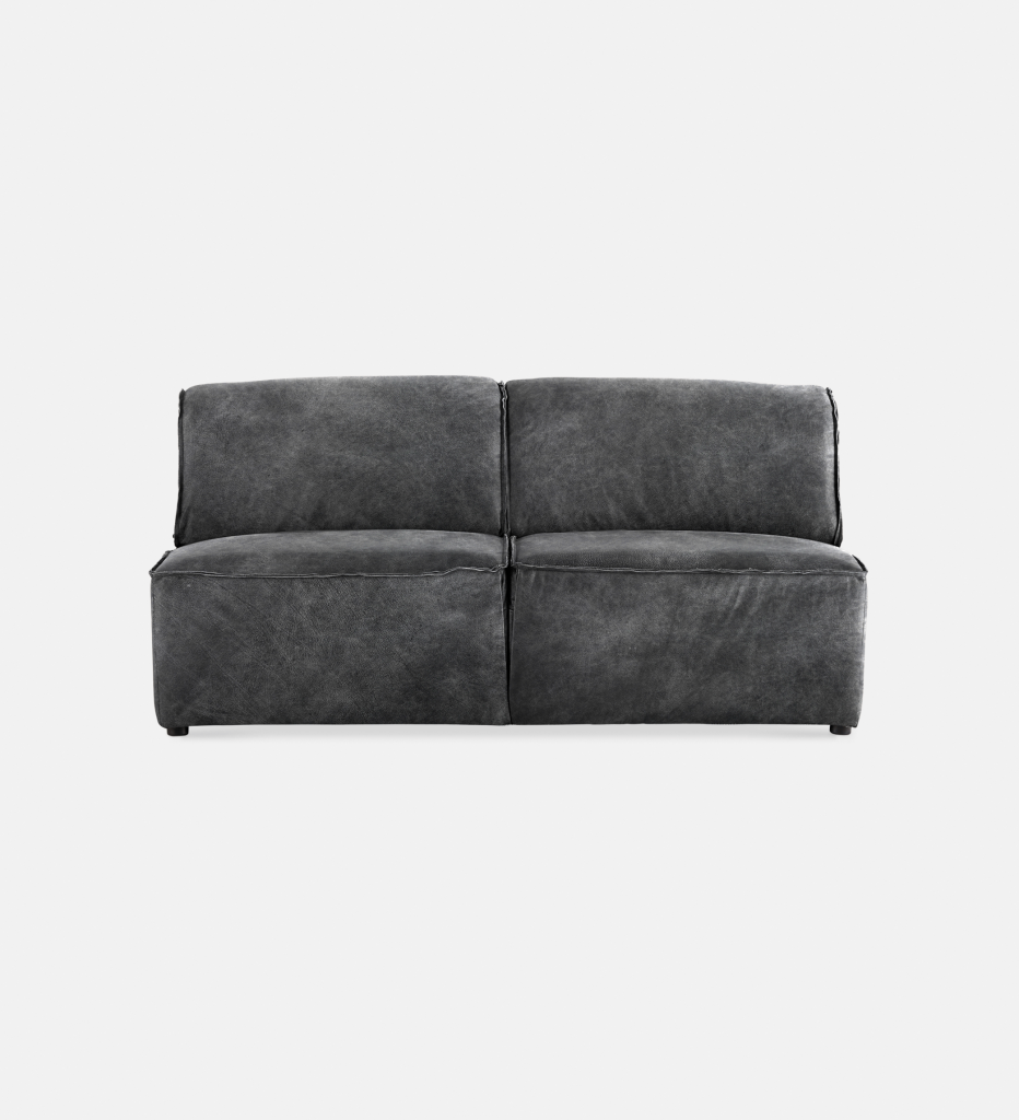 Congo Leather Modular Couch - 2 Seater piece (34033)