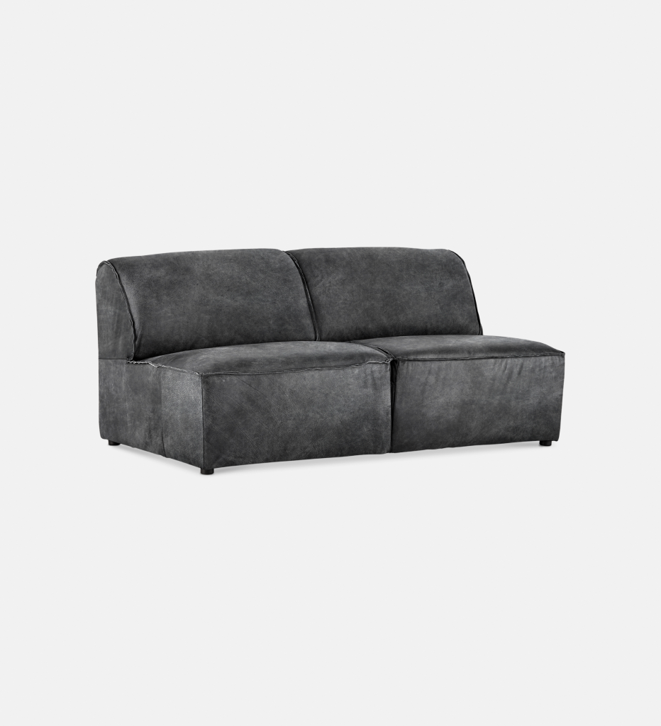 Congo Leather Modular Couch - 2 Seater piece (34034)