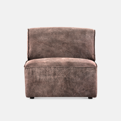 Congo Leather Modular Couch - 1 Seater
