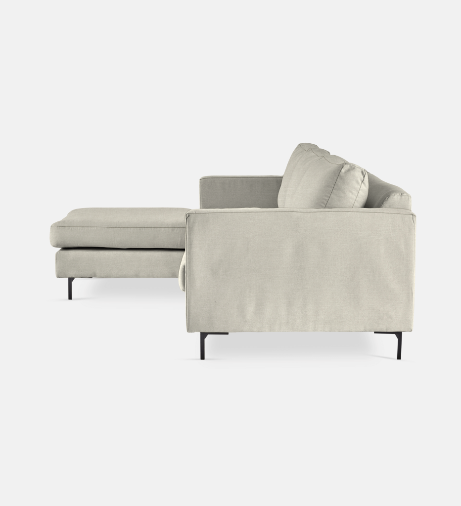 Sami Fully Upholstered Slouch Left Metal Leg (22291)