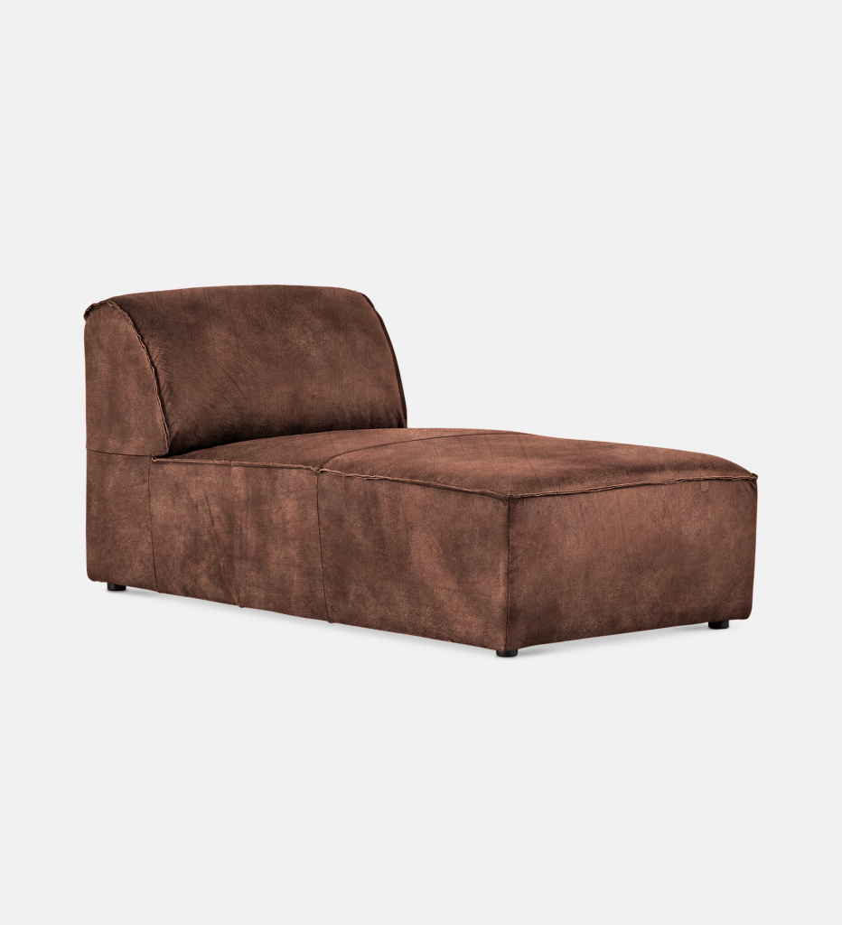 Congo Leather Modular Couch - Daybed piece (33845)