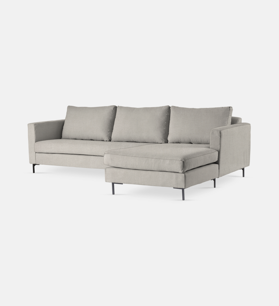 Sami Fully Upholstered Slouch Right Metal Leg (24331)
