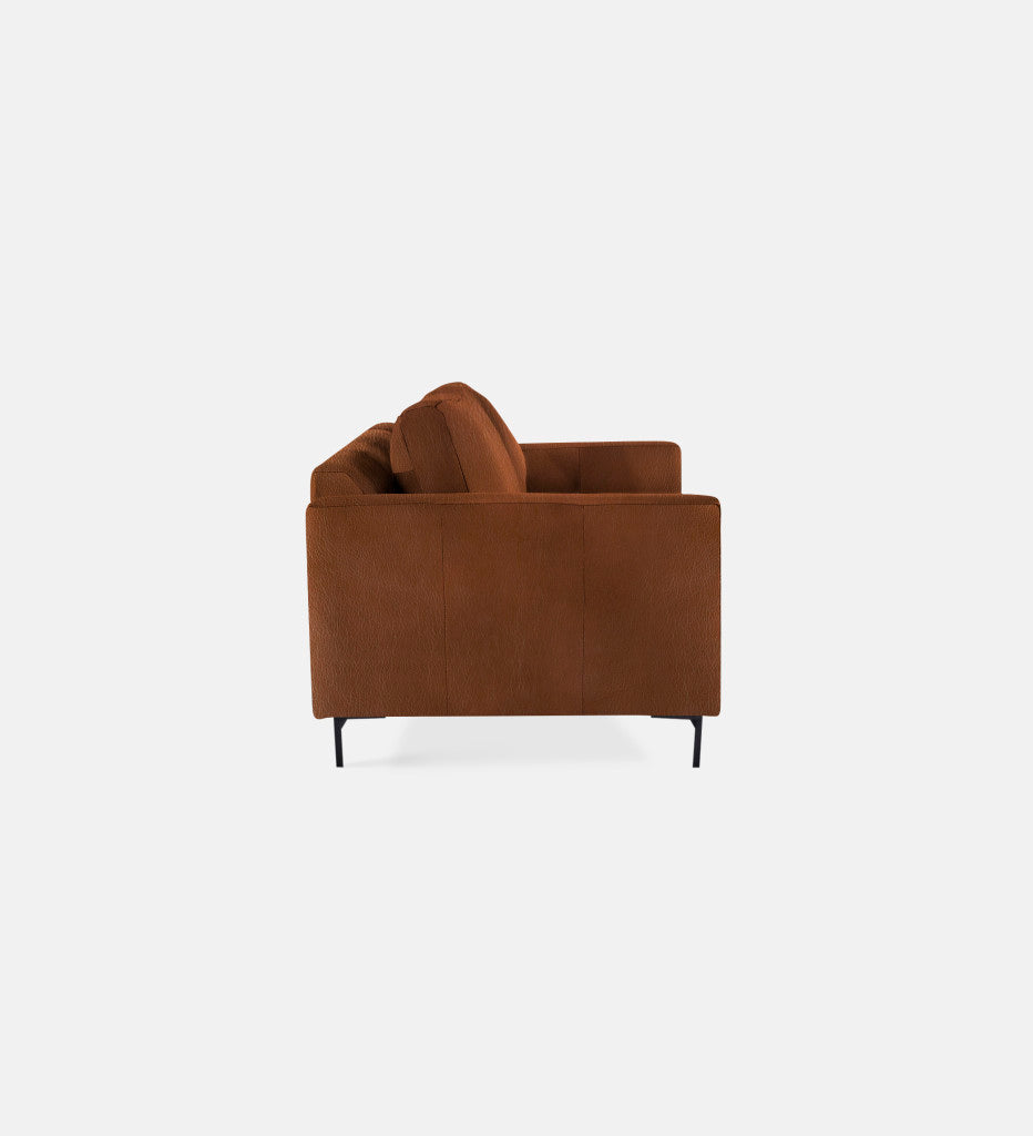 Sami Leather 2 Seater Metal Leg (74566)