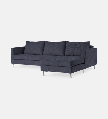 Sami Upholstered Slouch Right With Wooden Leg
