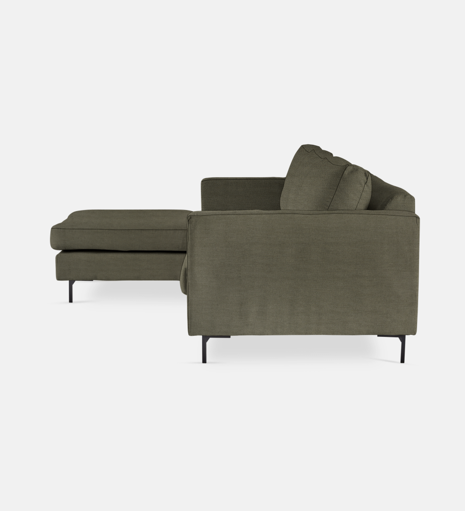 Sami Fully Upholstered Slouch Left Metal Leg (21671)