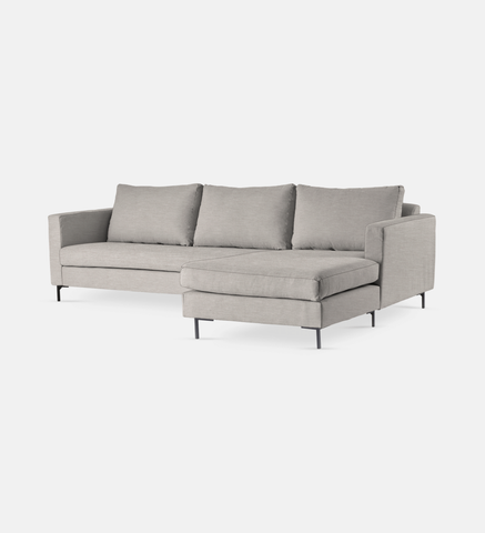 Sami Fully Upholstered Slouch Right Metal Leg (24383)
