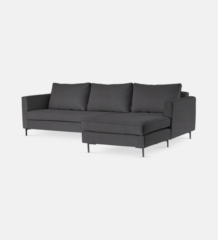 Sami Upholstered Slouch Right With Wooden Leg