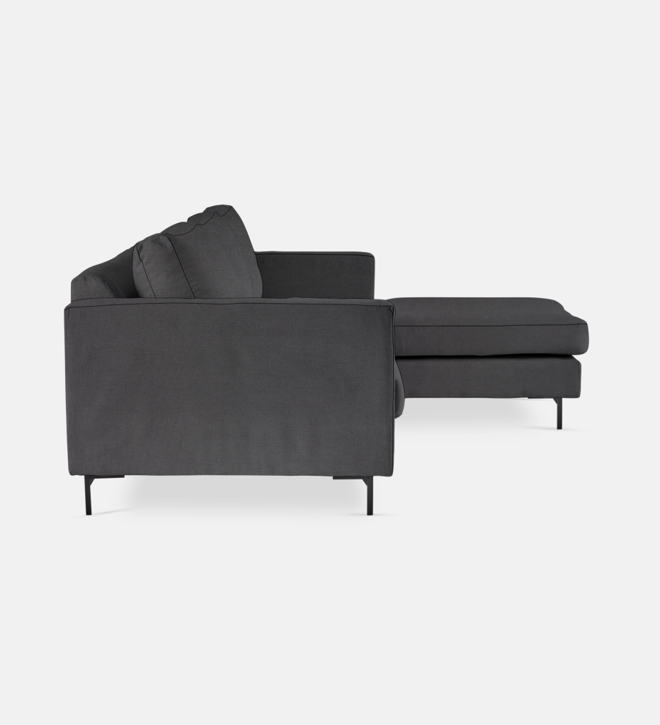Sami Fully Upholstered Slouch Right Metal Leg (24391)