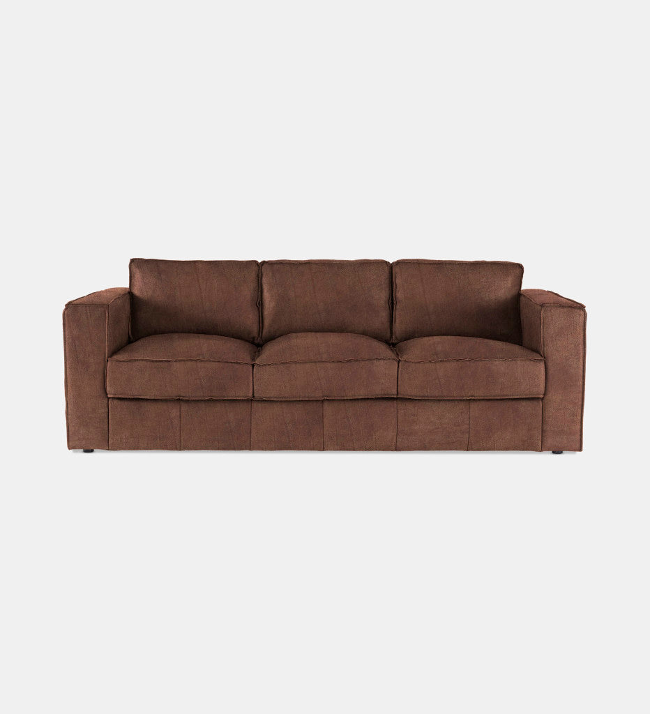 Rosco Leather 3 Seater (73307)