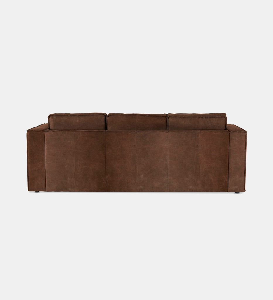 Rosco Leather 3 Seater (73309)
