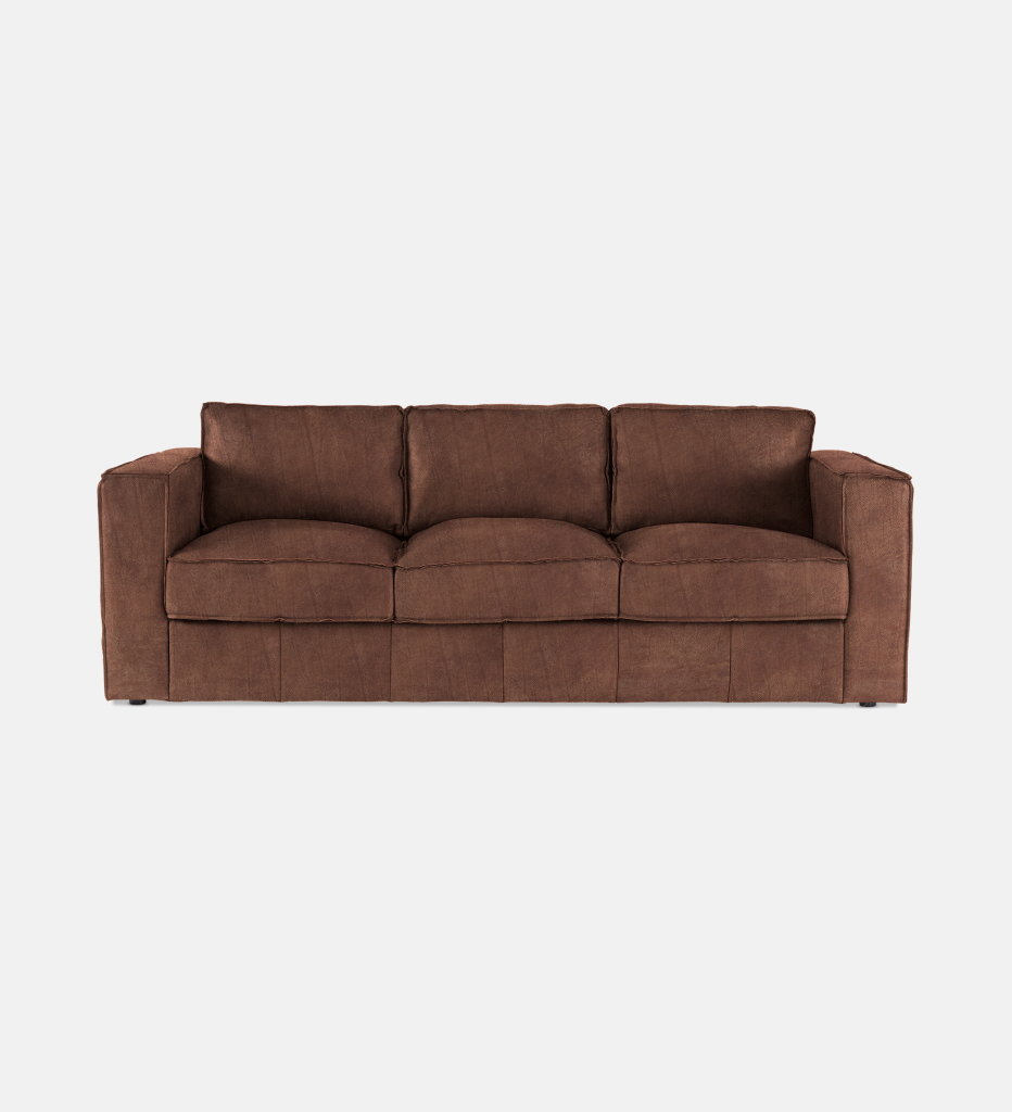Rosco Leather 3 Seater (25121)