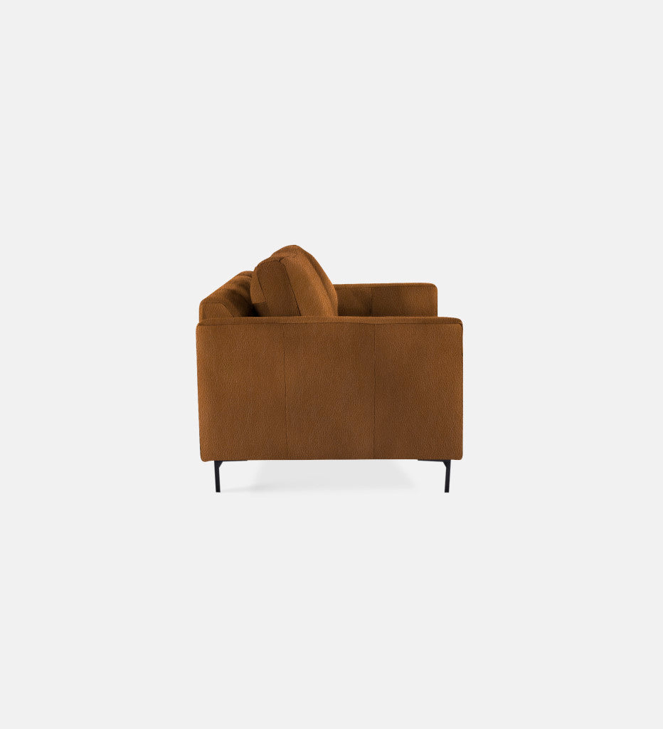 Sami Leather 3 Seater Metal Leg (73915)