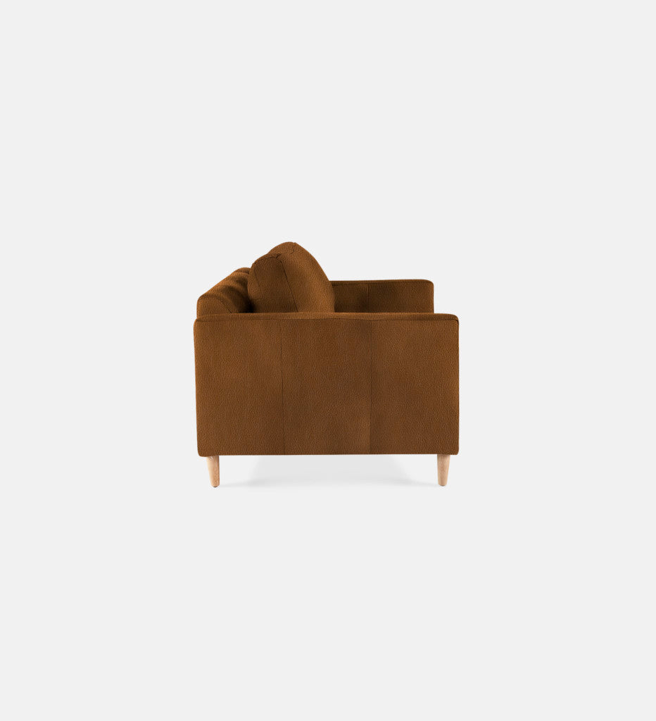 Sami Leather 2 Seater Wooden Leg (73920)