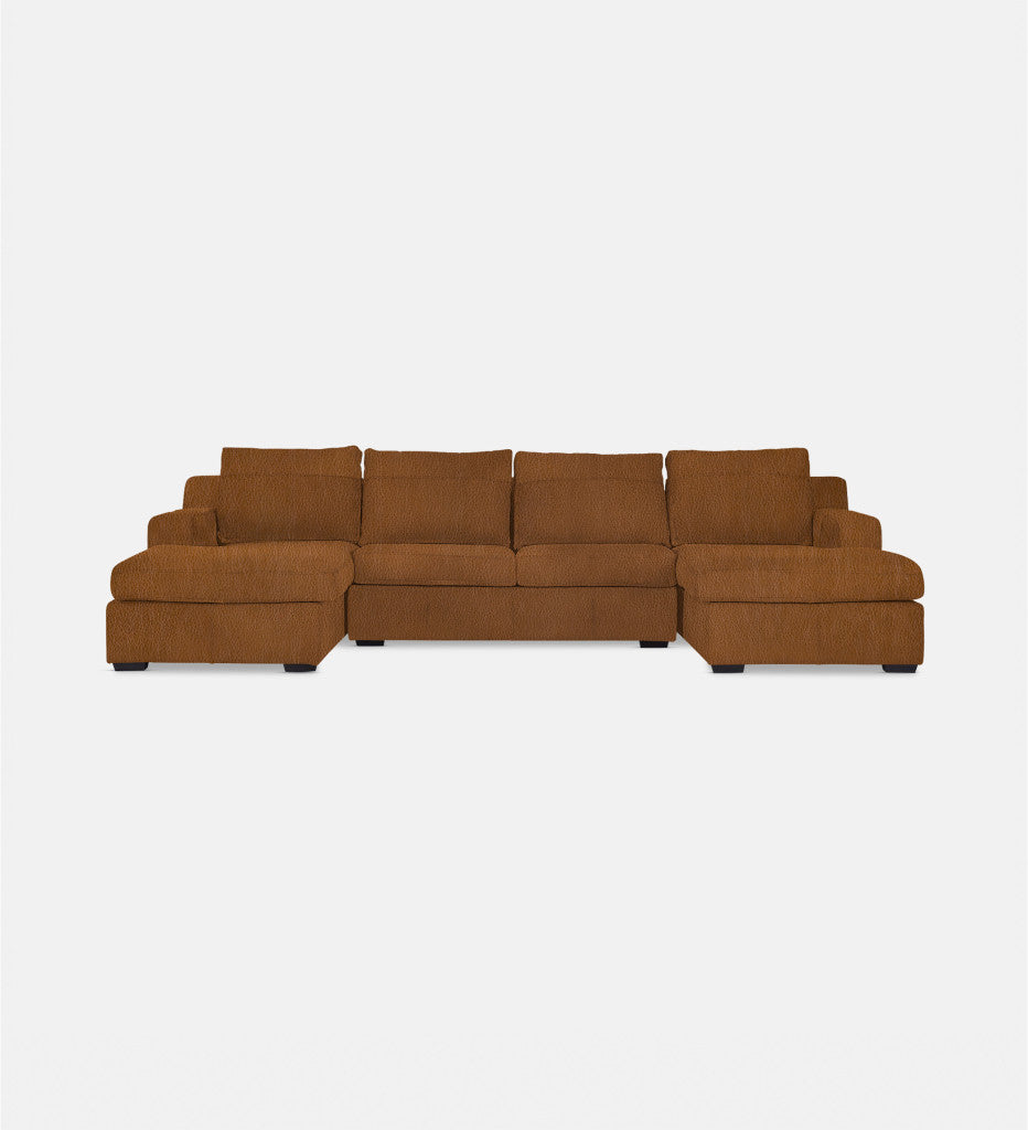 Lodge Leather Slouch With Daybed (74243)