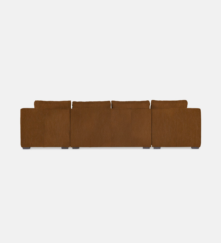 Lodge Leather Slouch With Daybed (74245)