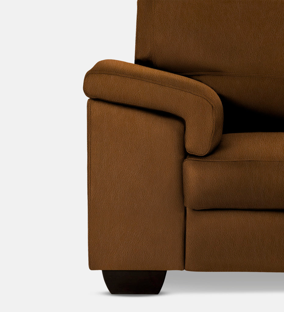 Breen Leather Slouch With Daybed Right (74418)