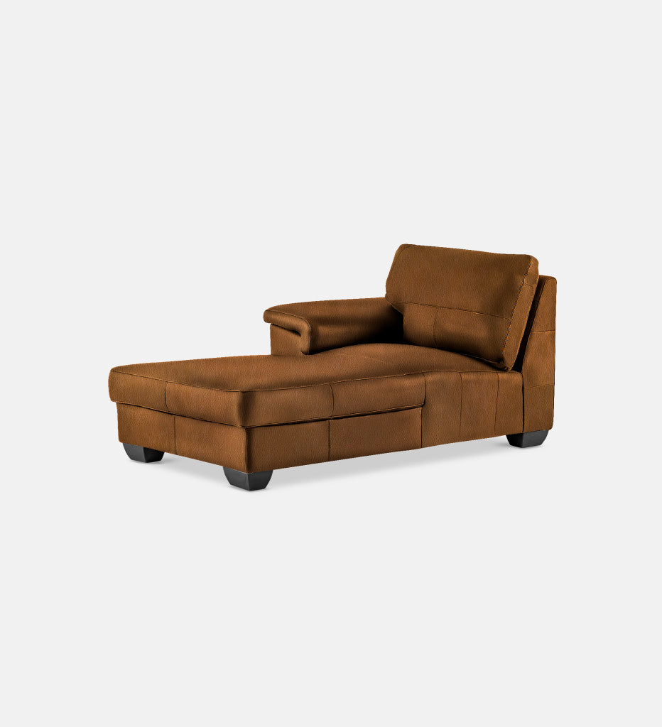 Breen Leather Modular Chaise Left (74450)