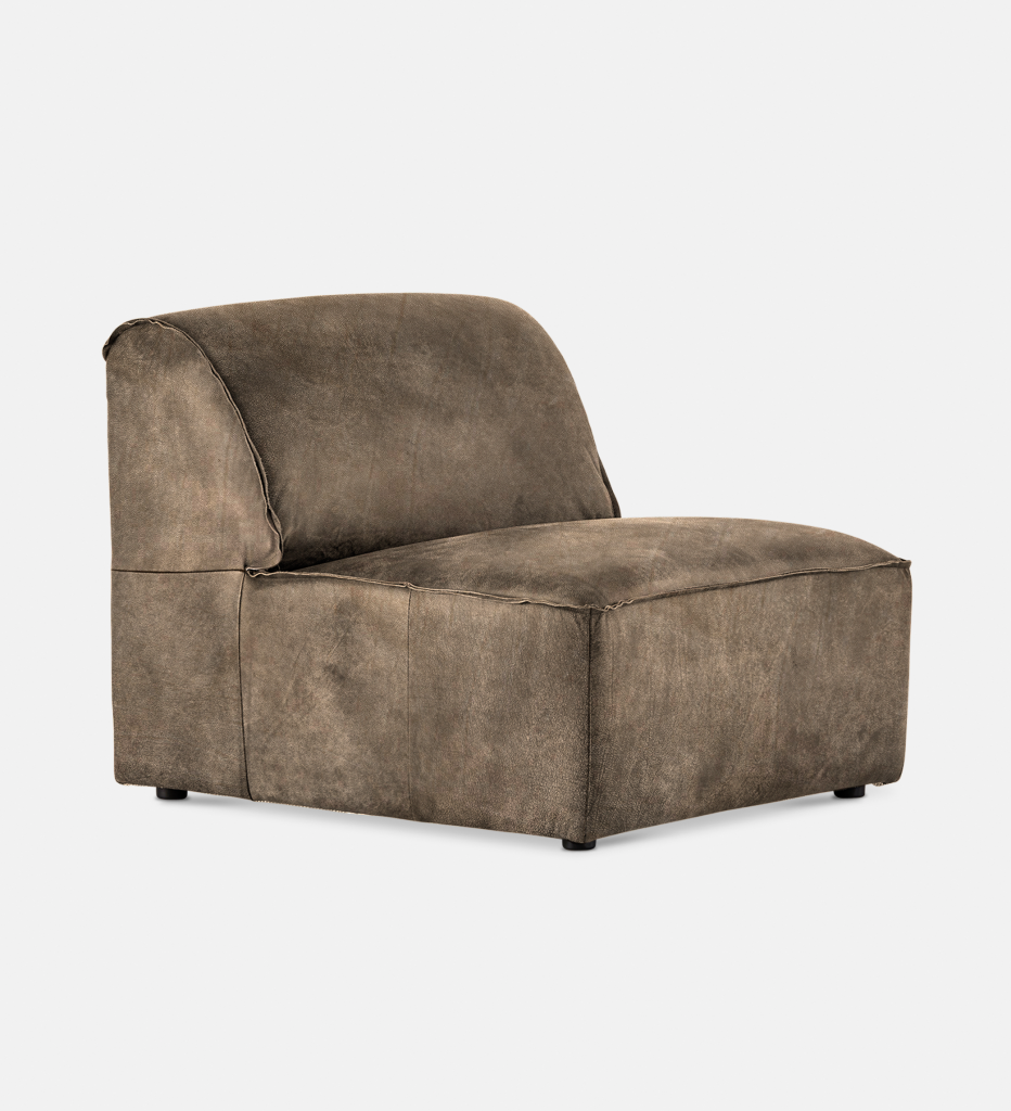 Congo Leather Modular 1 Seater (51337)
