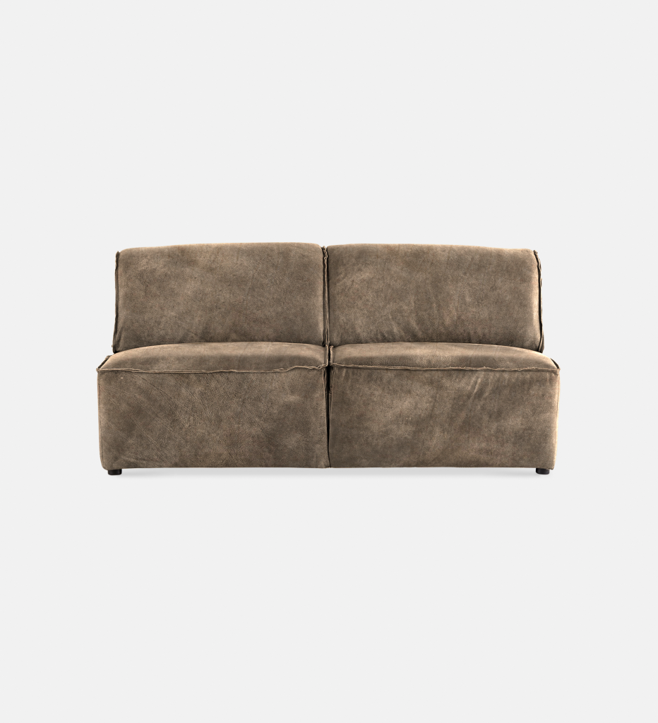 Congo Leather Modular 2 Seater (51525)