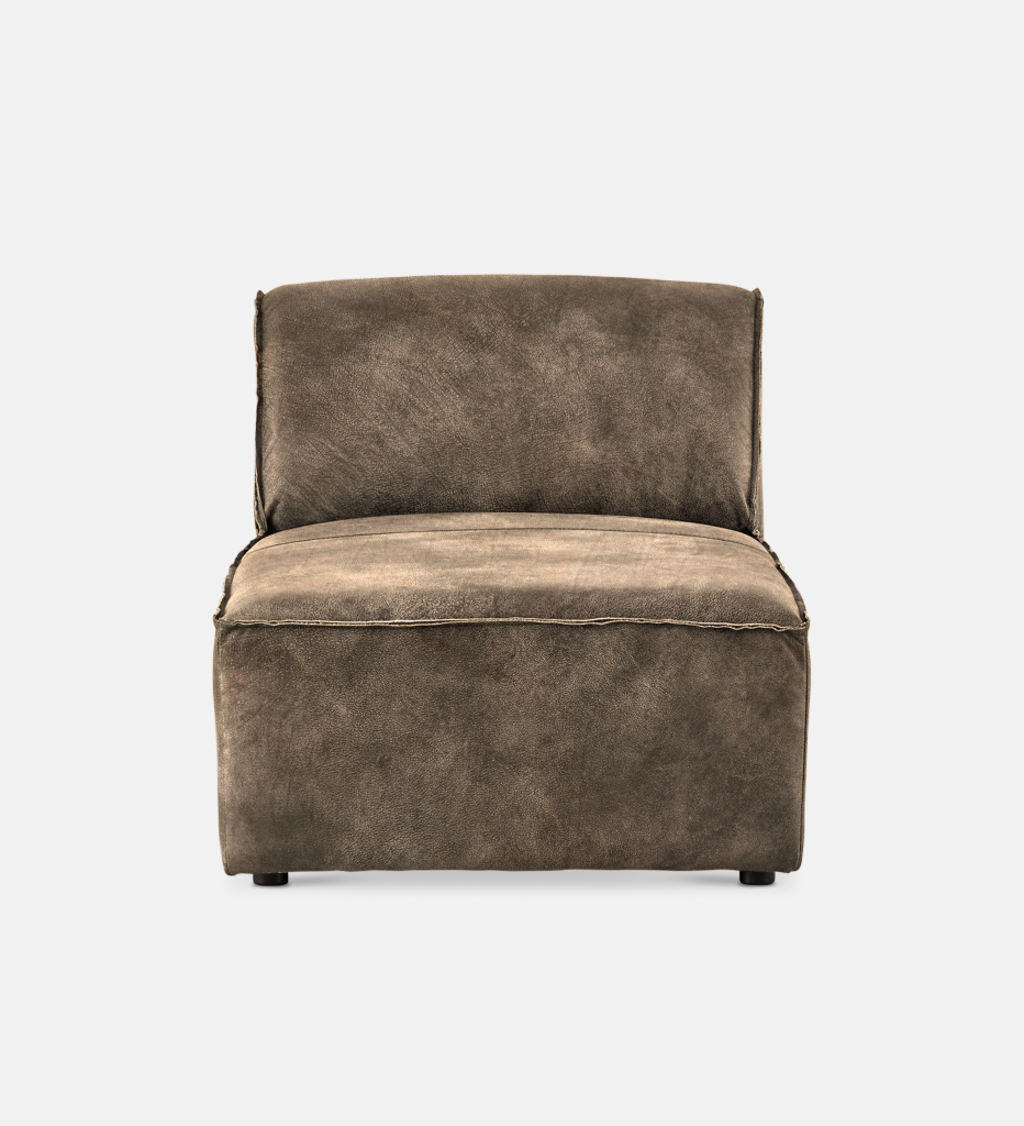 Congo Leather Modular Daybed Piece (51505)