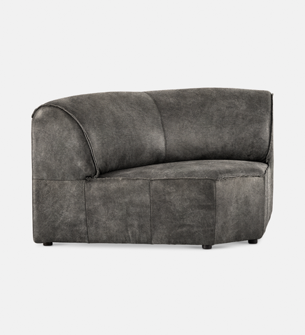 Congo Leather Modular Couch - Corner piece