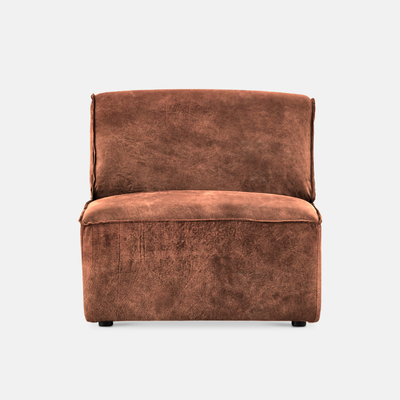 Congo Leather Modular Couch - 1 Seater