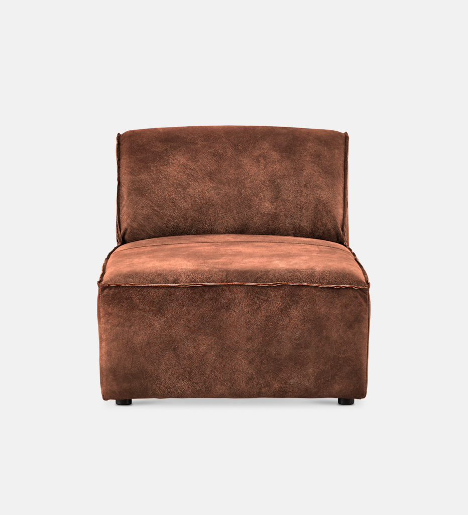 Congo Leather Modular Daybed Piece (51380)