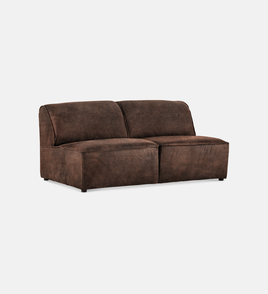 Congo Leather Modular 2 Seater (51548)