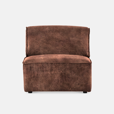 Congo Leather Modular Couch - 1 Seater