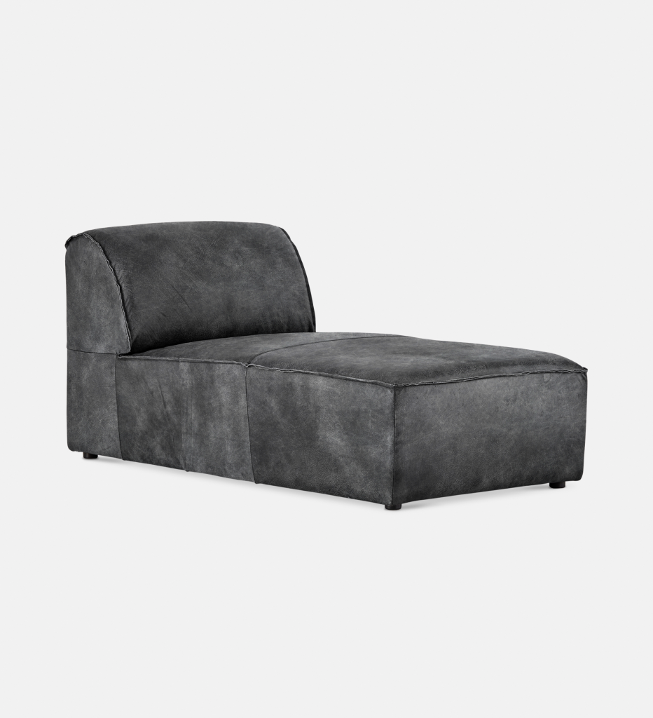 Congo Leather Modular Daybed Piece (51397)