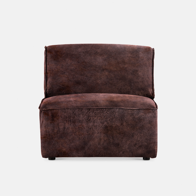 Congo Leather Modular Couch - 1 Seater