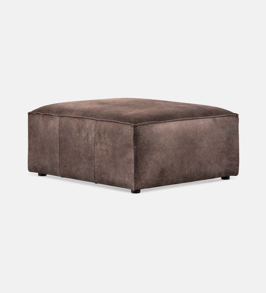 Congo Leather Modular Ottoman (51677)