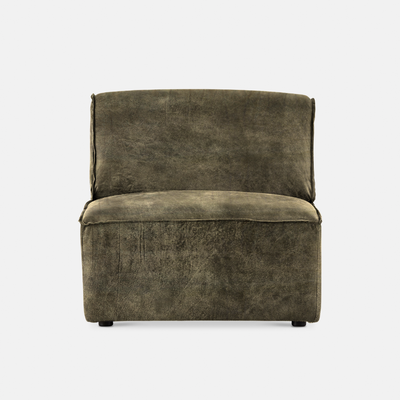 Congo Leather Modular Couch - 1 Seater