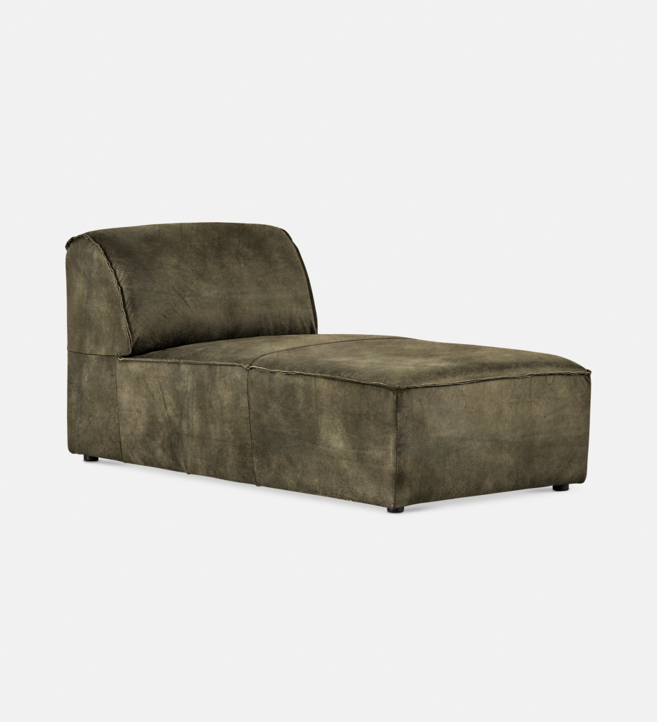 Congo Leather Modular Daybed Piece (51425)