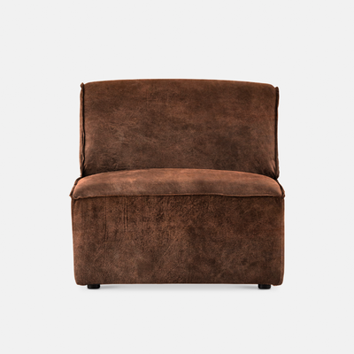 Congo Leather Modular Couch - 1 Seater