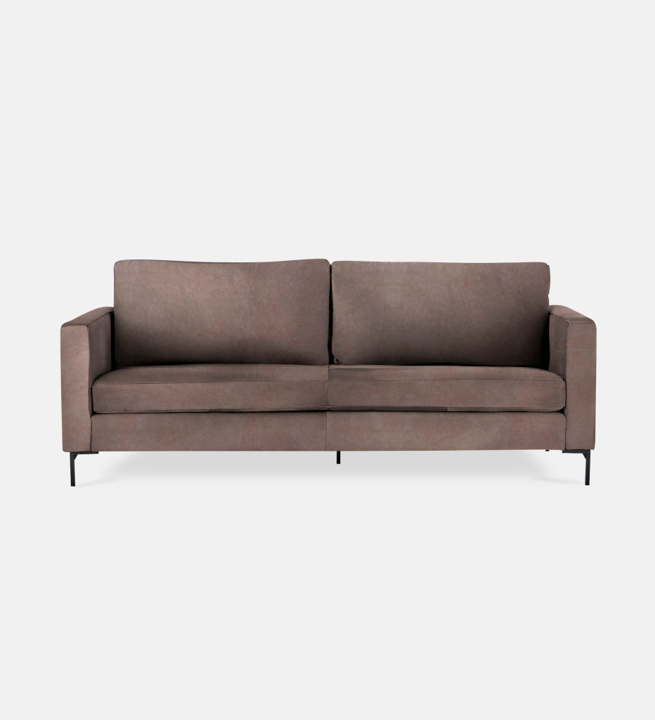 Sami Leather 2 Seater Metal Leg (75765)
