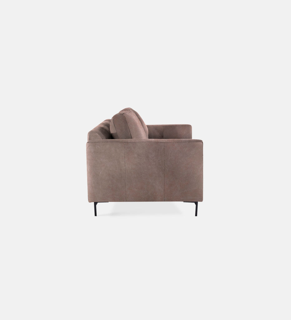 Sami Leather 2 Seater Metal Leg (75767)