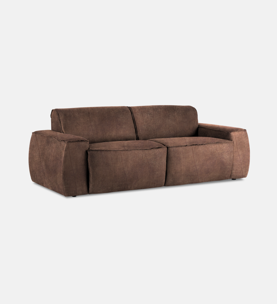 Congo Leather 3 Seater Couch (19328)