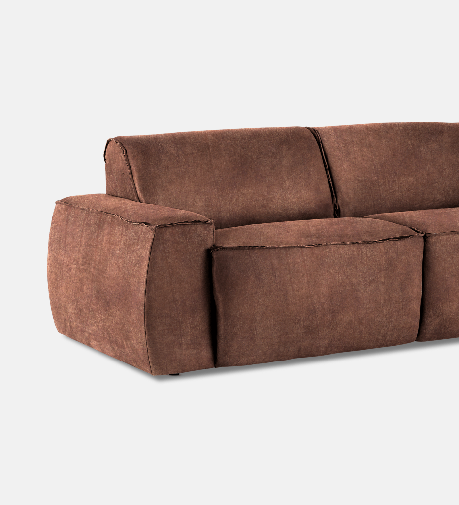 Congo Leather 3 Seater (13223)