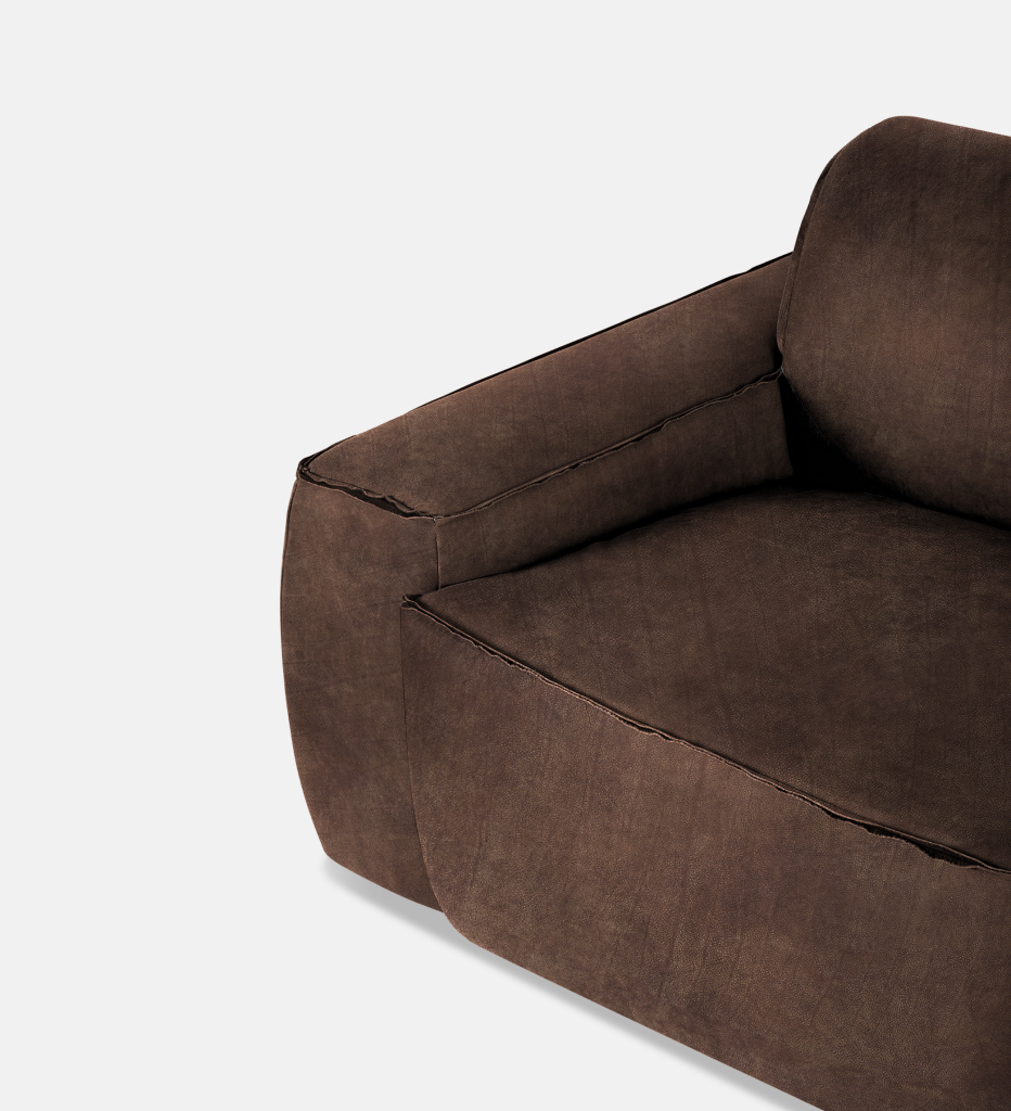 Congo Leather 3 Seater Couch (19330)