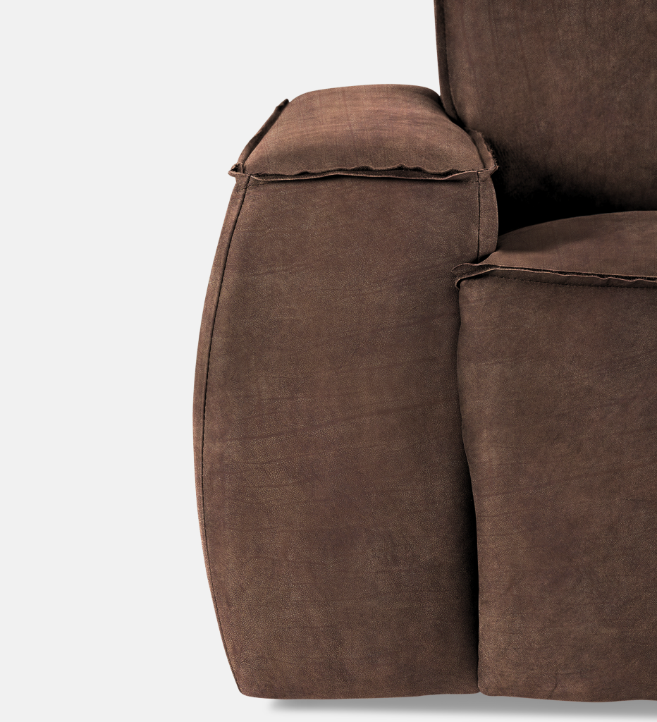 Congo Leather 3 Seater Couch (19331)