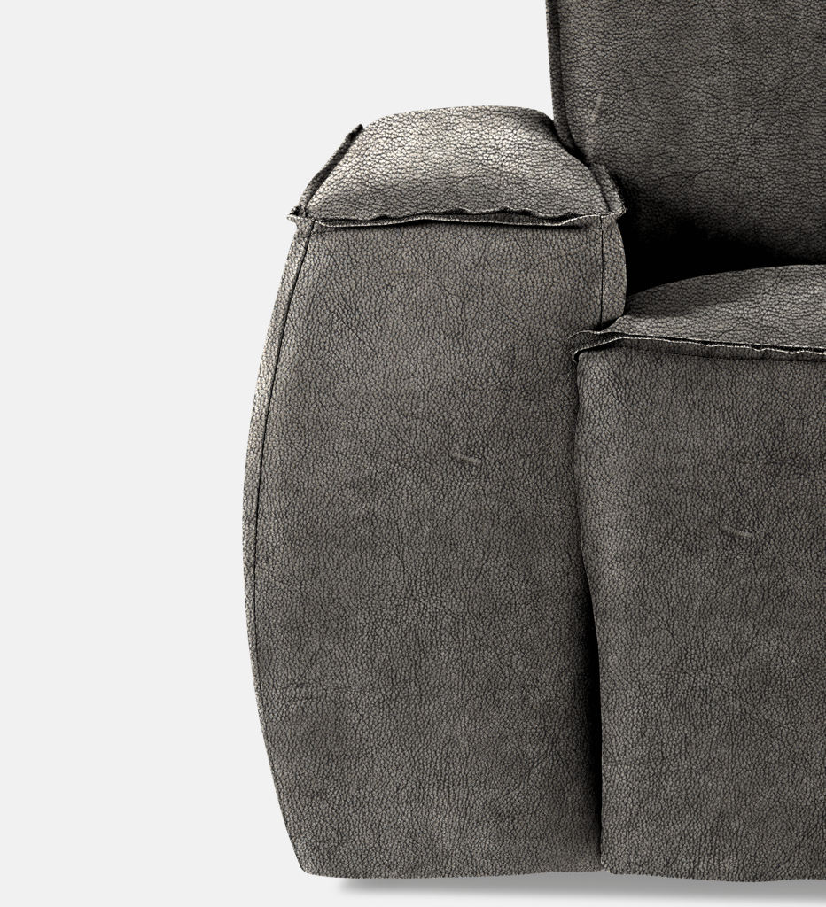 Congo Leather 3 Seater (13284)