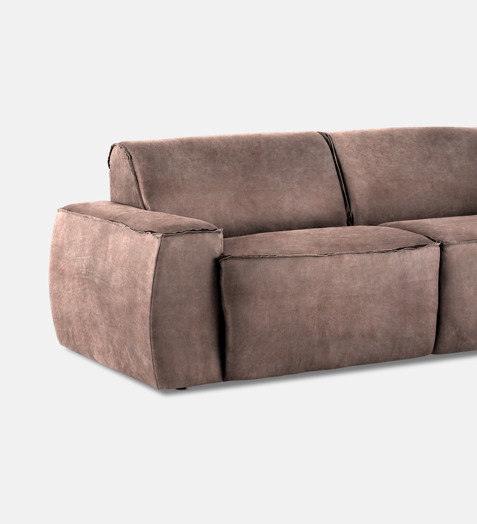 Congo Leather 3 Seater (13295)