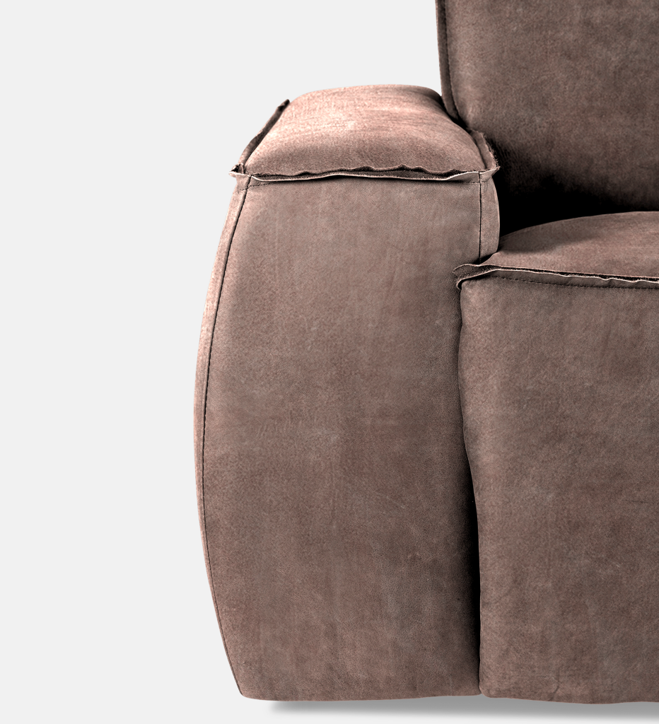 Congo Leather 3 Seater (13297)