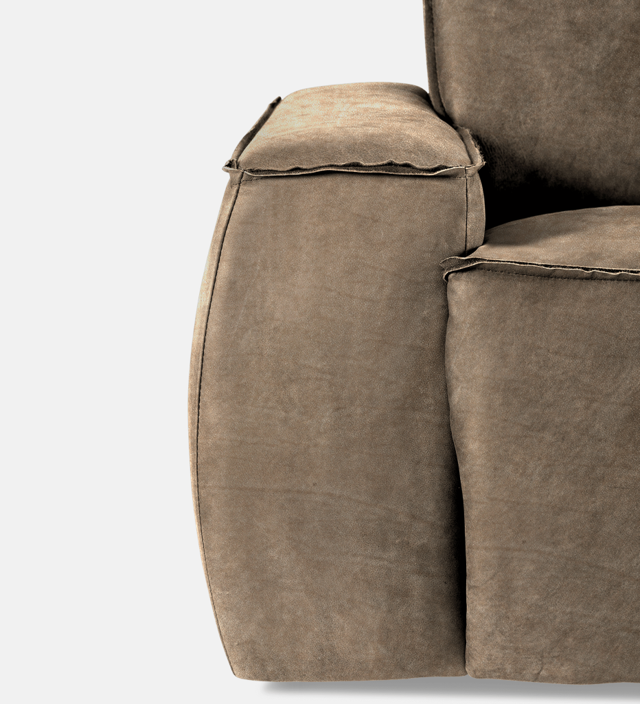 Congo Leather 3 Seater (13304)